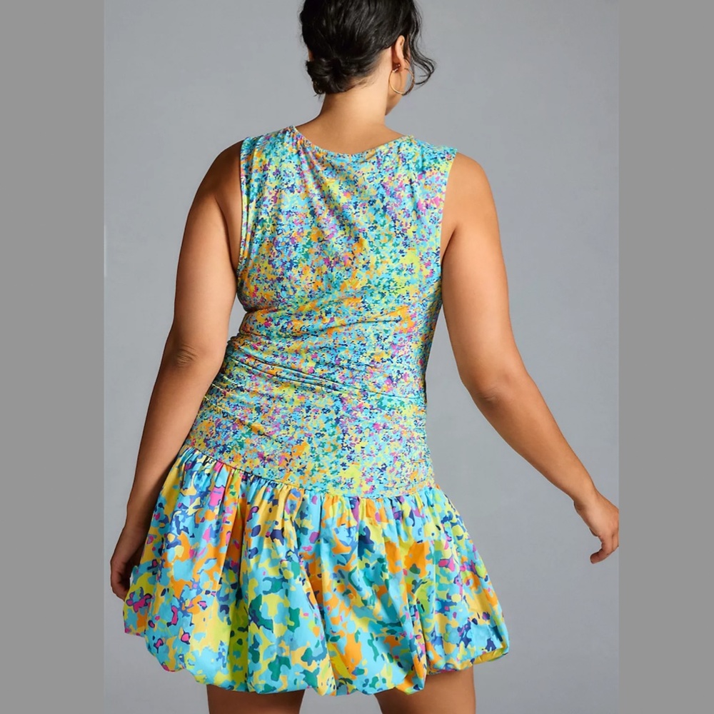 NWT Anthropologie Plenty by Tracy Reese V-Neck Bubble Dress Size 3X - Picture 3 of 9